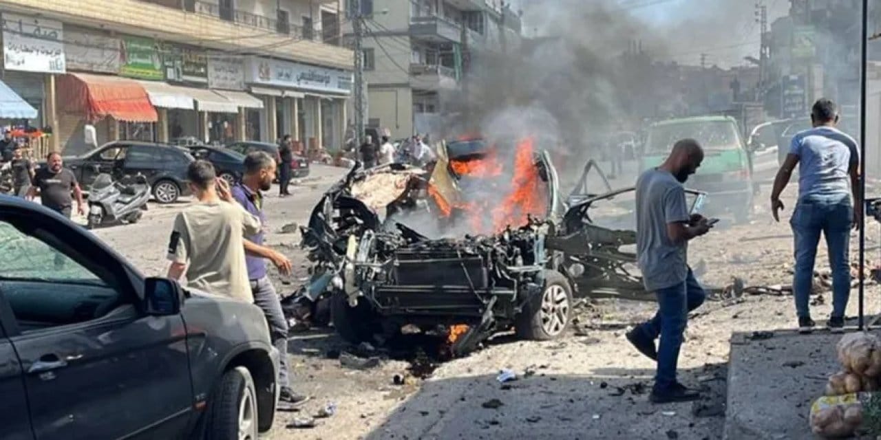 İsrail Lübnan’da bir aileyi yok etti: Kamera saniye saniye çekti