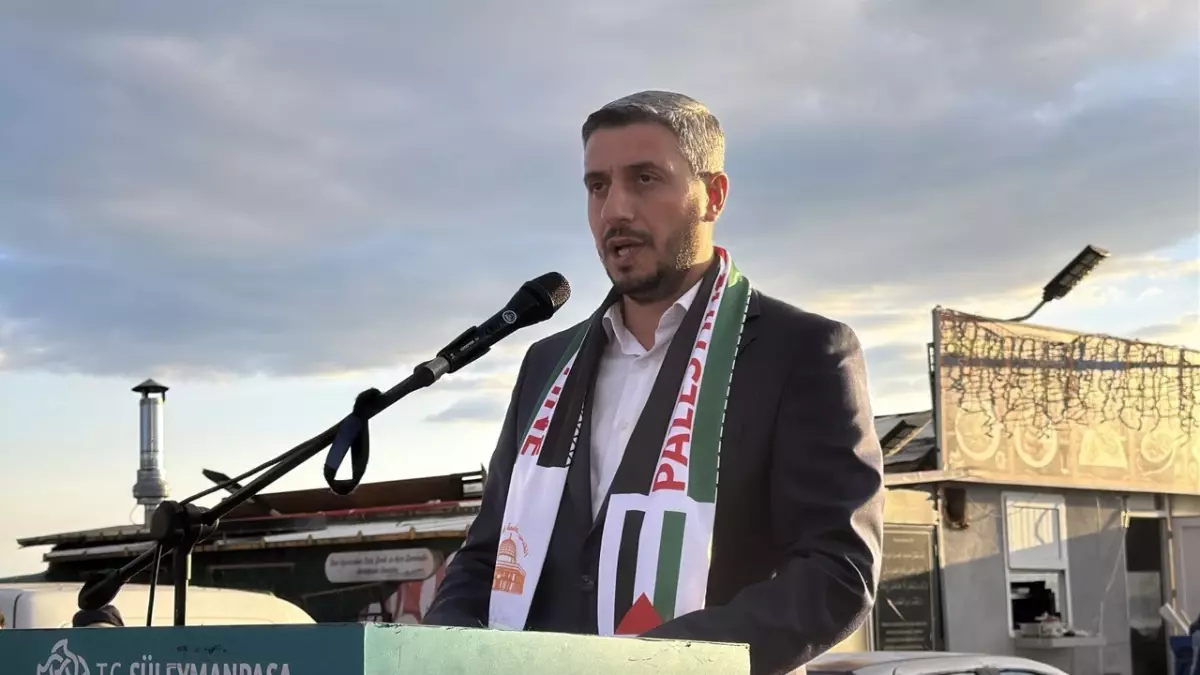 Tekirdağ’da Gazze İçin Destek Mitingi