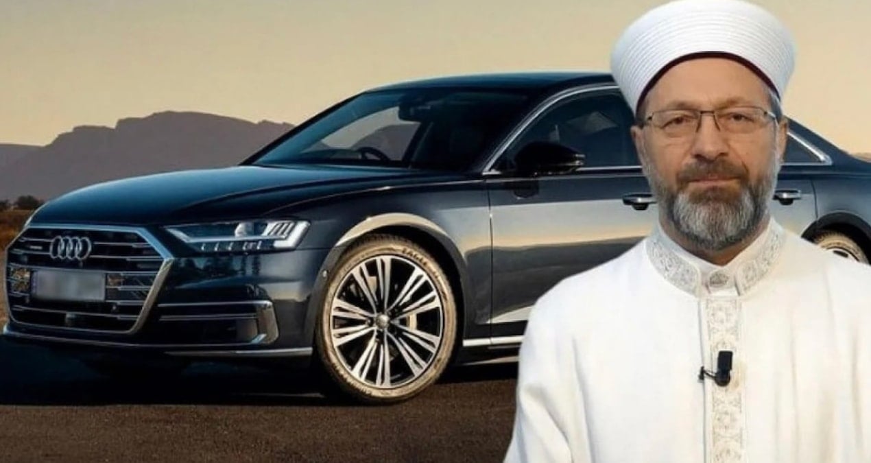 Audi’si demirle takas edilmiş