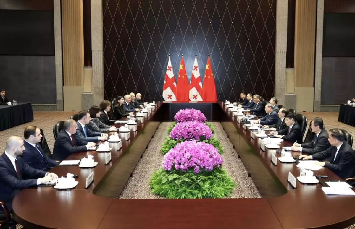 Çin ve Gürcistan’dan İşbirliği Vurgusu