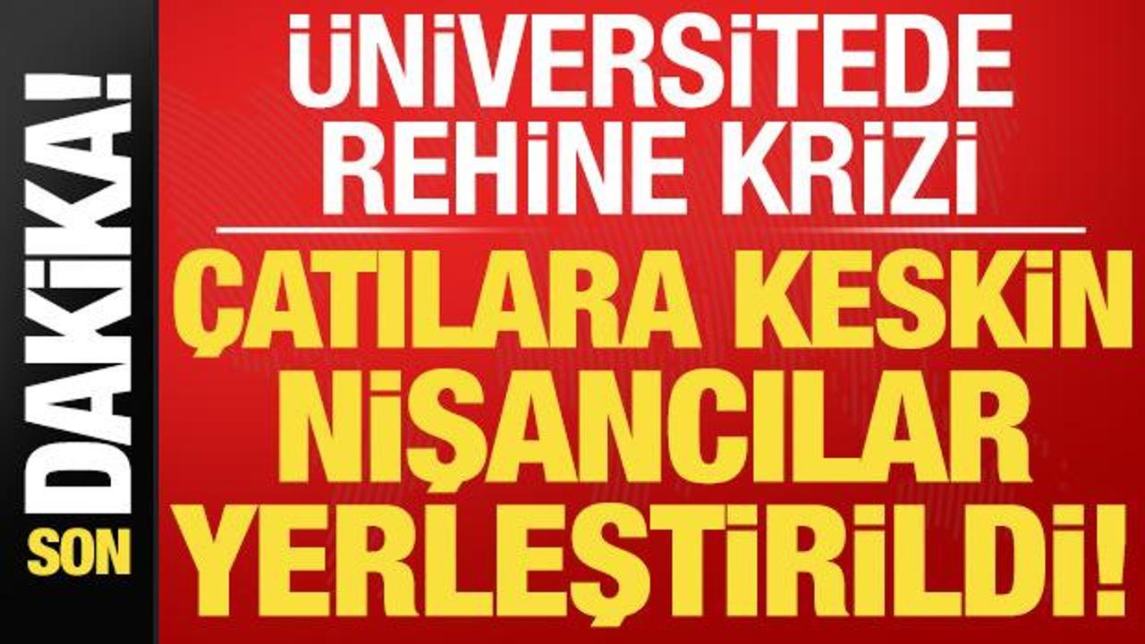 Gümüşhane Üniversitesi’de rehine krizi! Çatılara keskin nişancılar yerleştirildi…