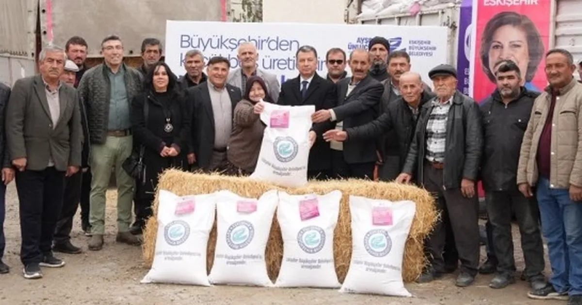 Eskişehir’de Günyüzü’ndeki üreticilere destek