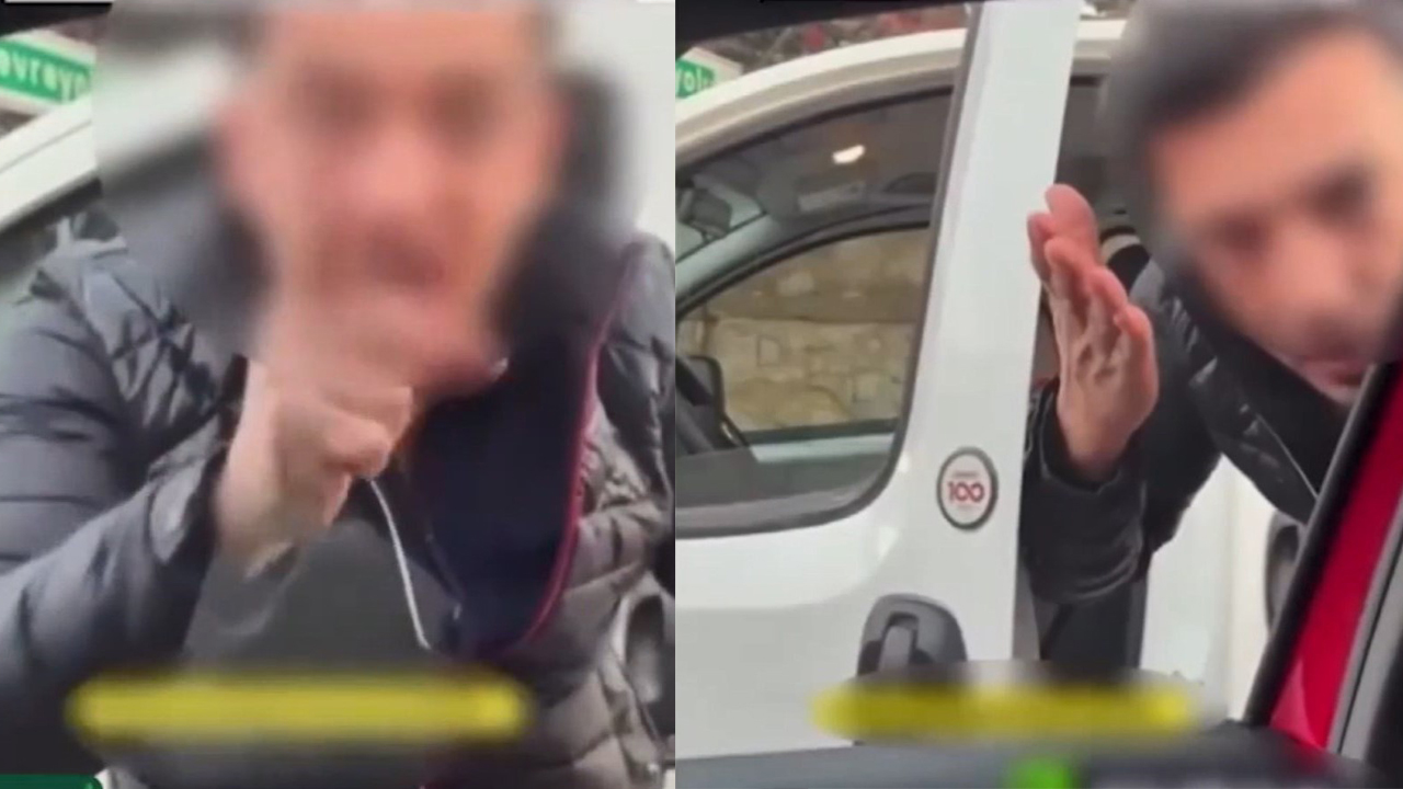 Trafik magandası gözaltına alındı