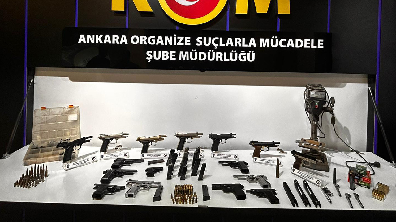 Ankara’da Silah Kaçakçılığına Darbe: 4 Kişi Tutuklandı