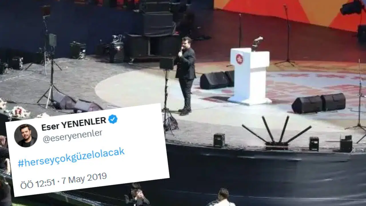 Eser Yenenler, İmamoğlu’na Destek Paylaşımının Ardından AKP Etkinliğinde Sunuculuk Yaptı